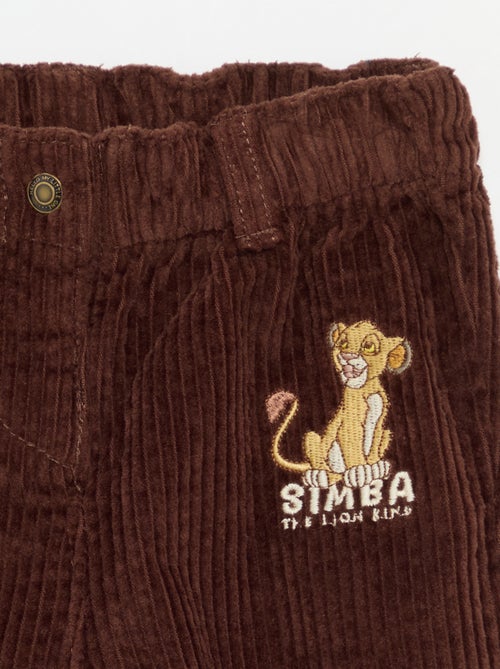Pantalon en velours 'Disney' - Kiabi