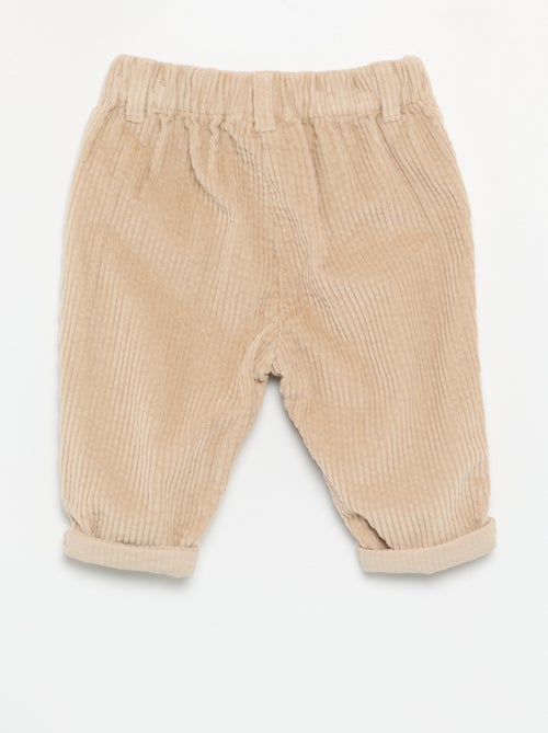 Pantalon en velours 'Disney' 'Minnie' - Kiabi