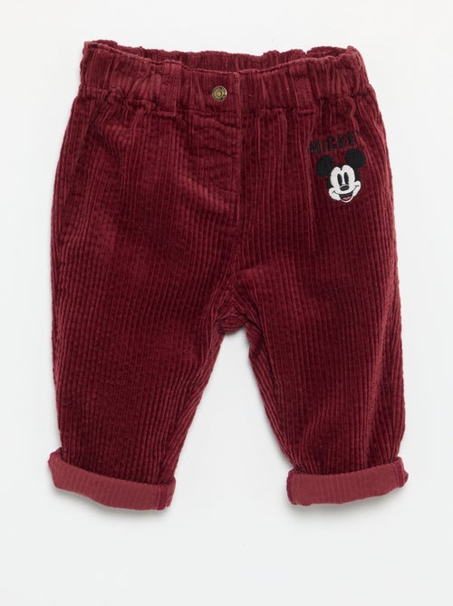 Pantalon en velours 'Disney' - Kiabi