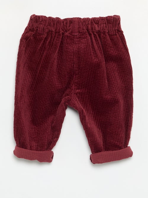 Pantalon en velours 'Disney' - Kiabi