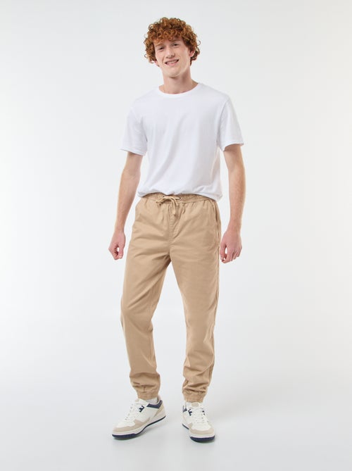 Pantalon esprit 'jogger' - Kiabi