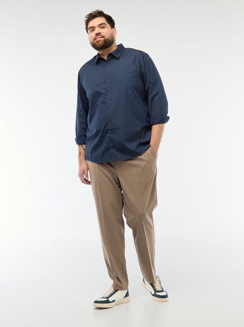 Pantalon esprit 'jogger' uni - Kiabi