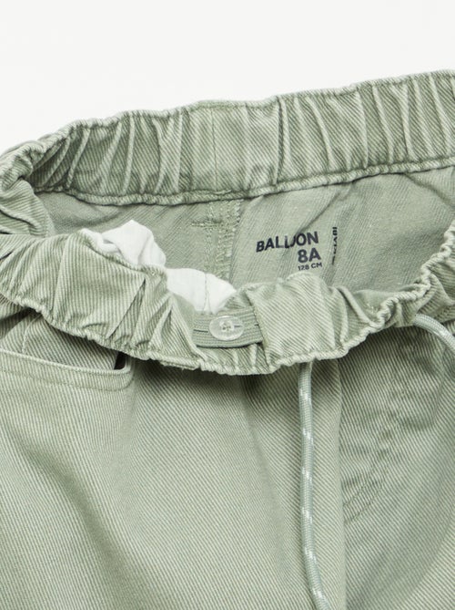 Pantalon forme ballon avec poches cargo - Kiabi