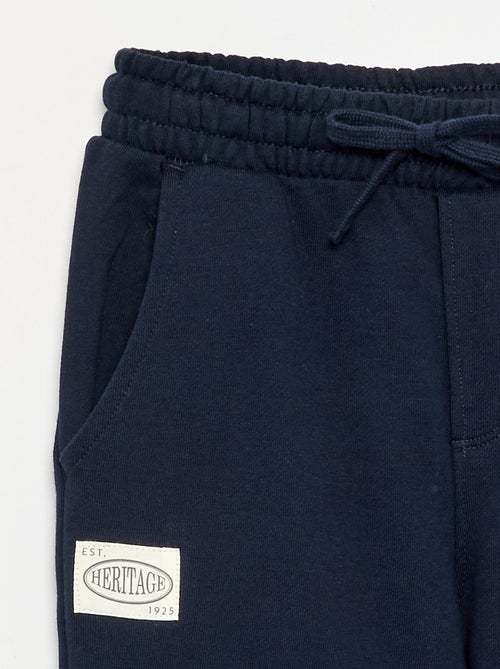 Pantalon forme ballon en molleton non gratté - Kiabi