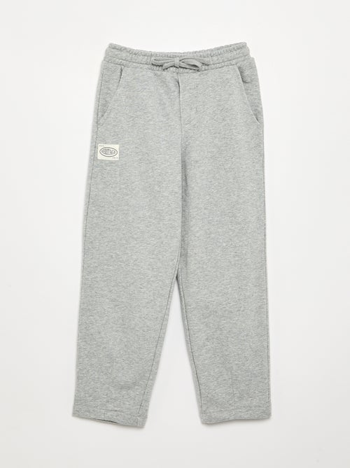 Pantalon forme ballon en molleton non gratté - Kiabi