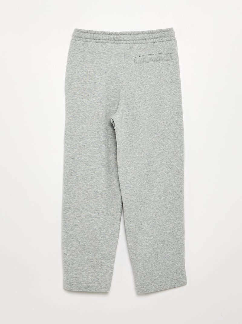 Pantalon forme ballon en molleton non gratté Gris - Kiabi