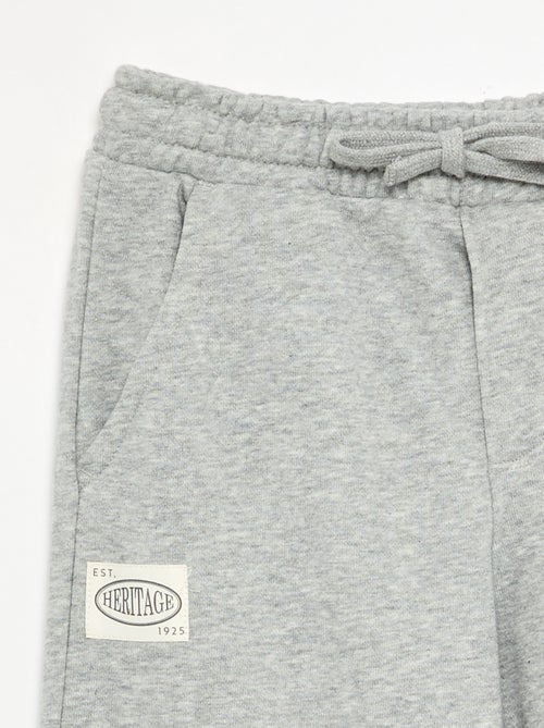 Pantalon forme ballon en molleton non gratté - Kiabi