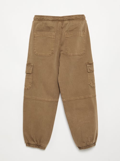Pantalon forme jogging - Kiabi