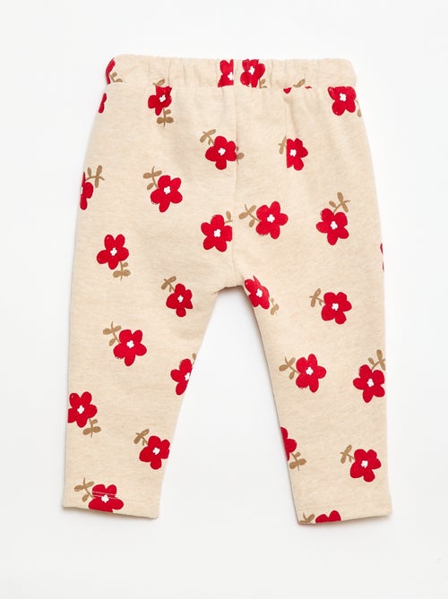 Pantalon jogging à motif - Kiabi