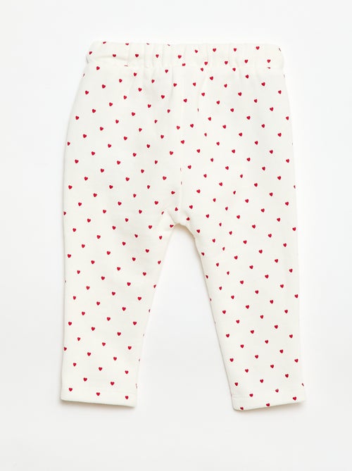 Pantalon jogging à motif - Kiabi