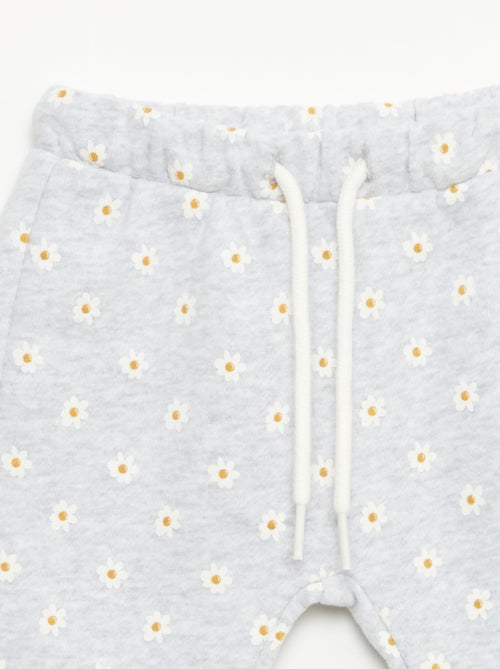 Pantalon jogging à motif - Kiabi