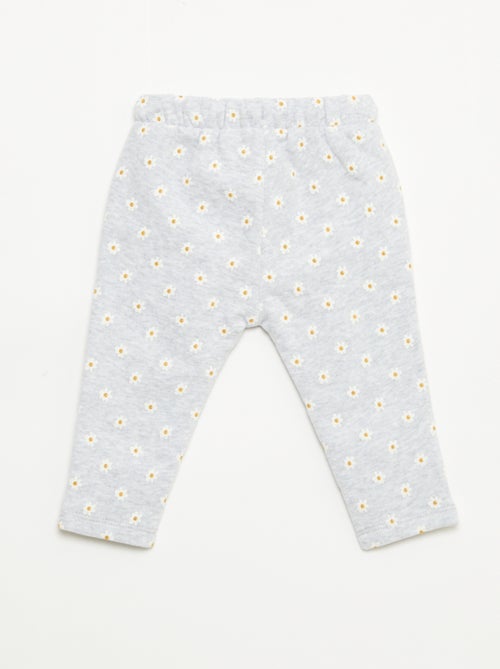 Pantalon jogging à motif - Kiabi