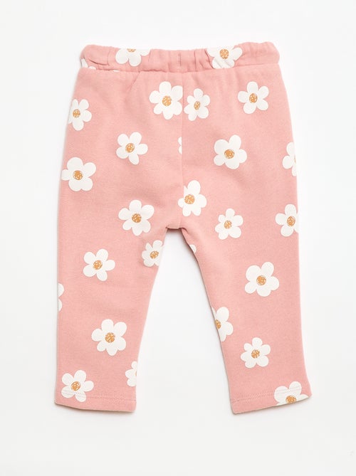 Pantalon jogging à motif - Kiabi