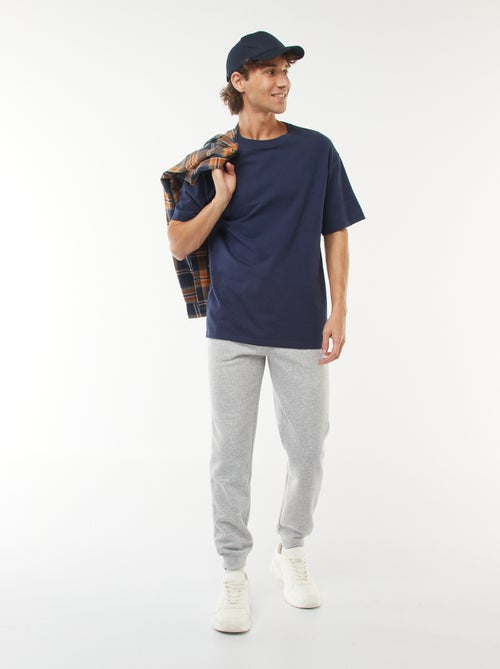 Pantalon jogging en molleton chaud - Kiabi