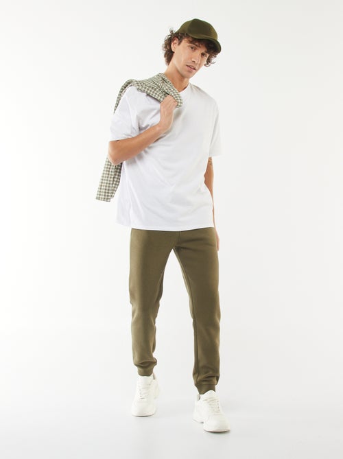 Pantalon jogging en molleton chaud - Kiabi