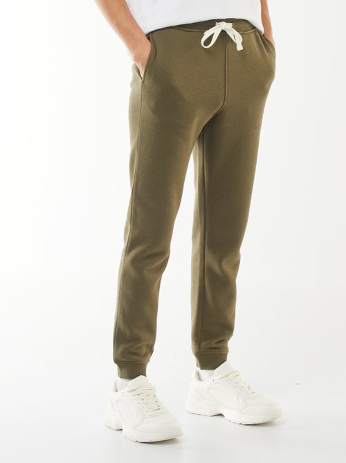 Pantalon jogging en molleton chaud - Kiabi