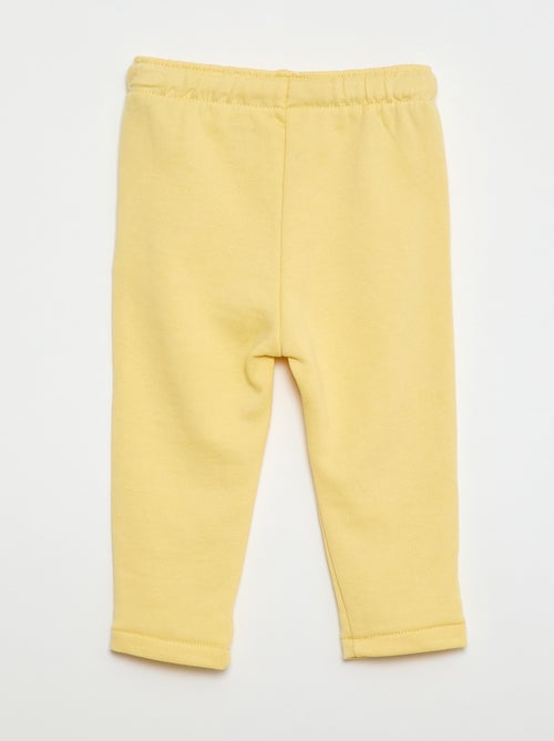 Pantalon jogging en molleton non gratté - Kiabi