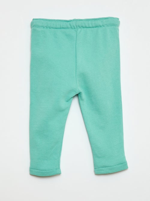 Pantalon jogging en molleton non gratté - Kiabi