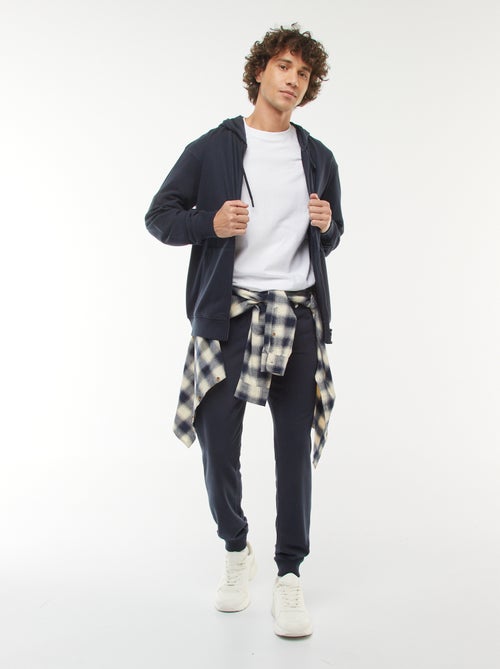 Pantalon jogging léger uni - Kiabi