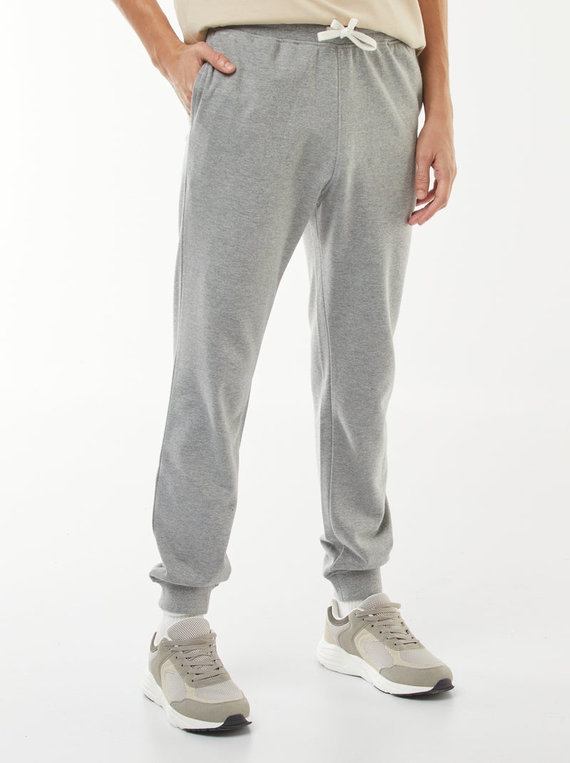 Pantalon jogging léger uni Gris - Kiabi