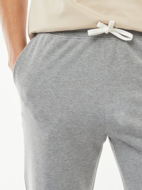 Pantalon jogging léger uni - Kiabi