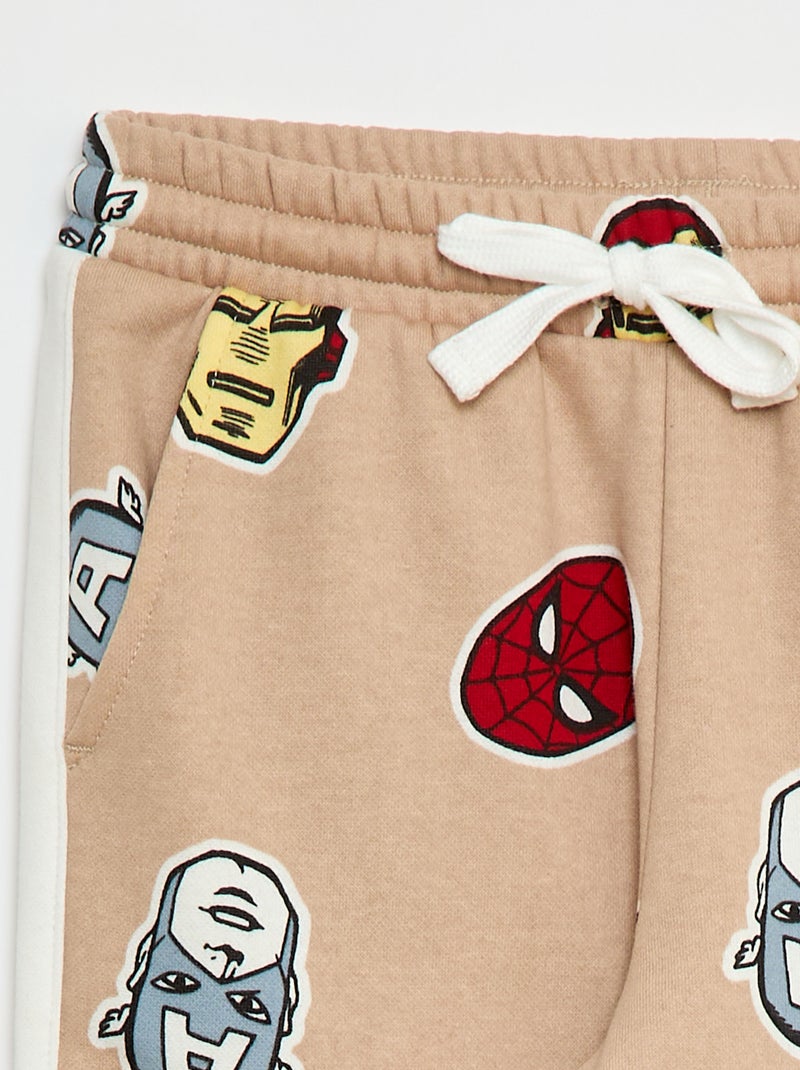 Pantalon jogging 'Marvel' Beige - Kiabi