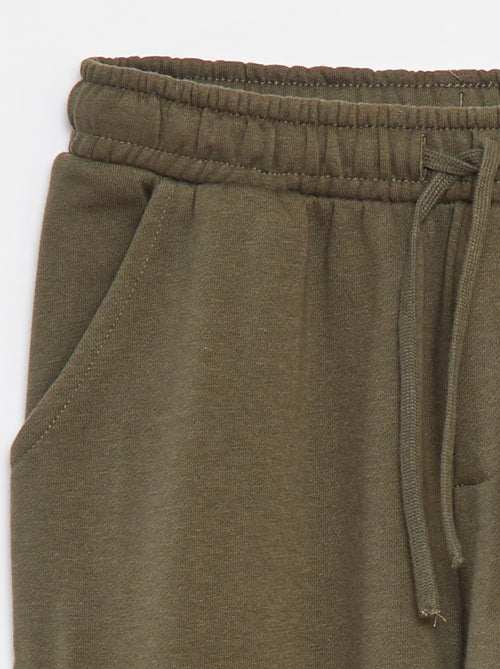Pantalon jogging multipoches en molleton - Kiabi