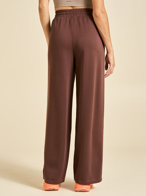 Pantalon jogging uni taille standard - Kiabi