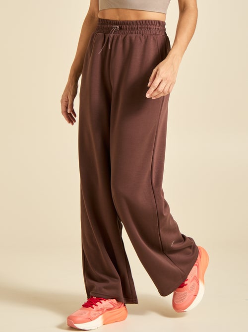 Pantalon jogging uni taille standard - Kiabi