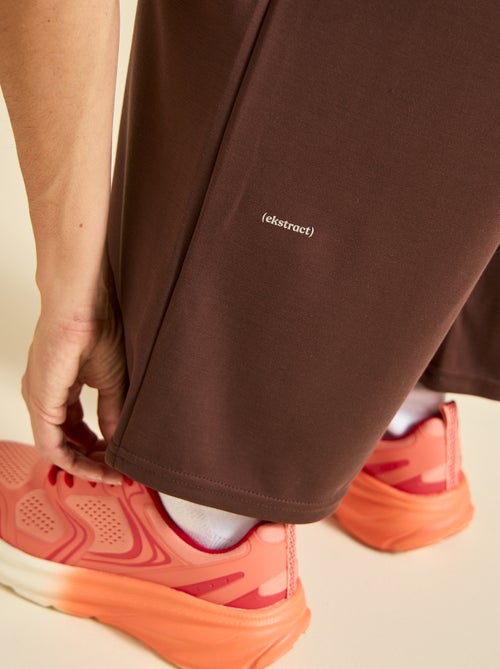 Pantalon jogging uni taille standard - Kiabi