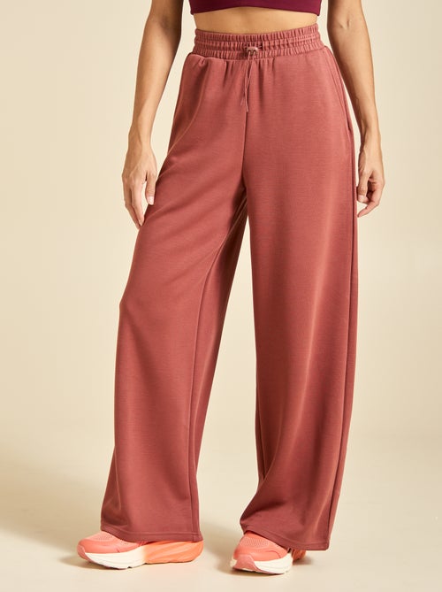 Pantalon jogging uni taille standard - Kiabi