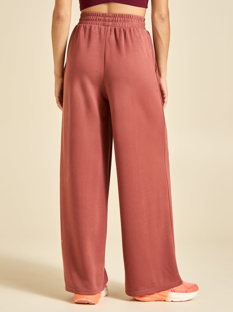 Pantalon jogging uni taille standard Marron - Kiabi