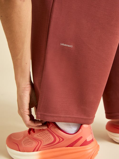 Pantalon jogging uni taille standard - Kiabi