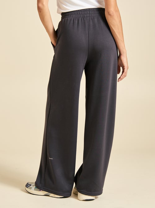 Pantalon jogging uni taille standard - Kiabi