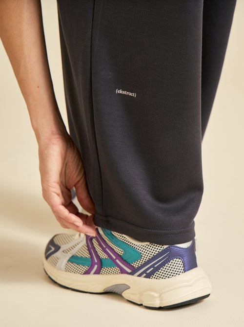 Pantalon jogging uni taille standard - Kiabi