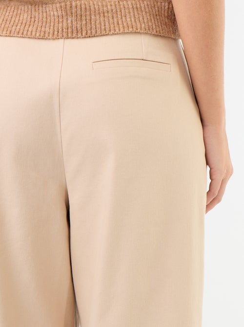Pantalon large à base élastiquée - Kiabi