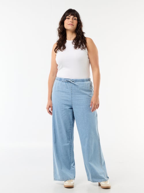 Pantalon large avec 2 poches - Kiabi