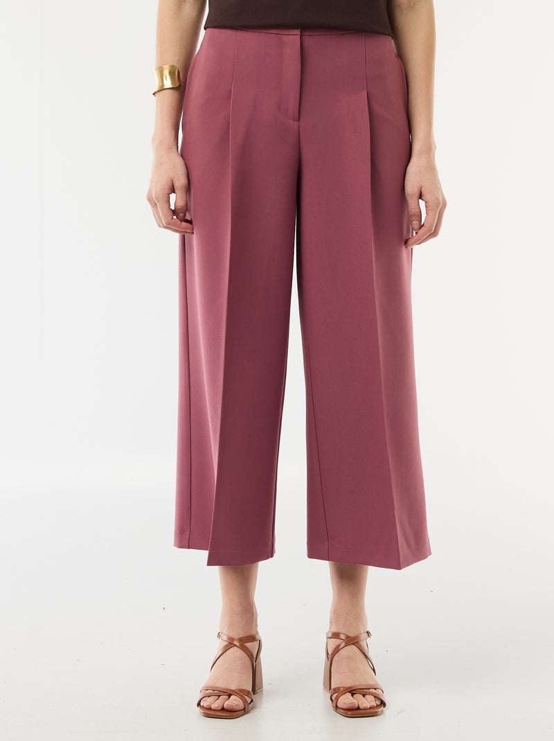 Pantalon large de cérémonie Rouge - Kiabi