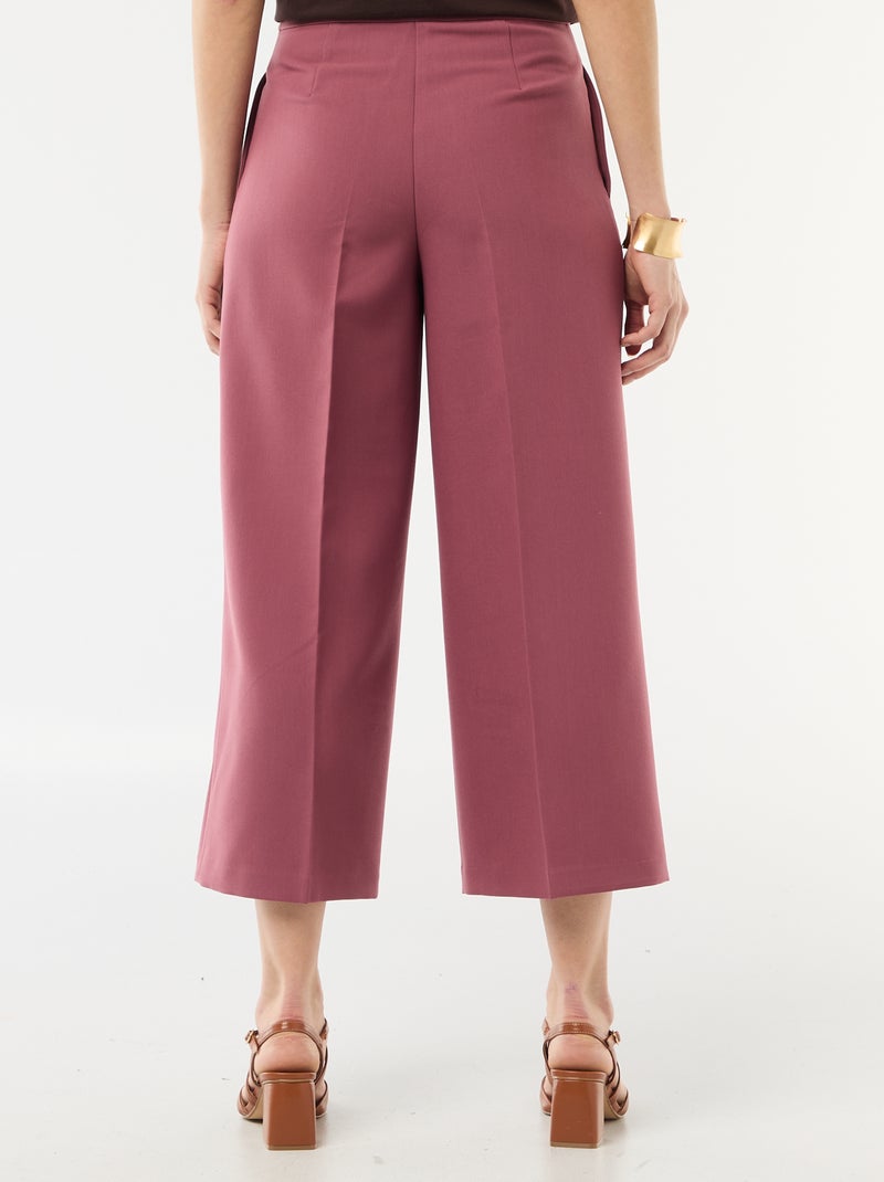Pantalon large de cérémonie Rouge - Kiabi