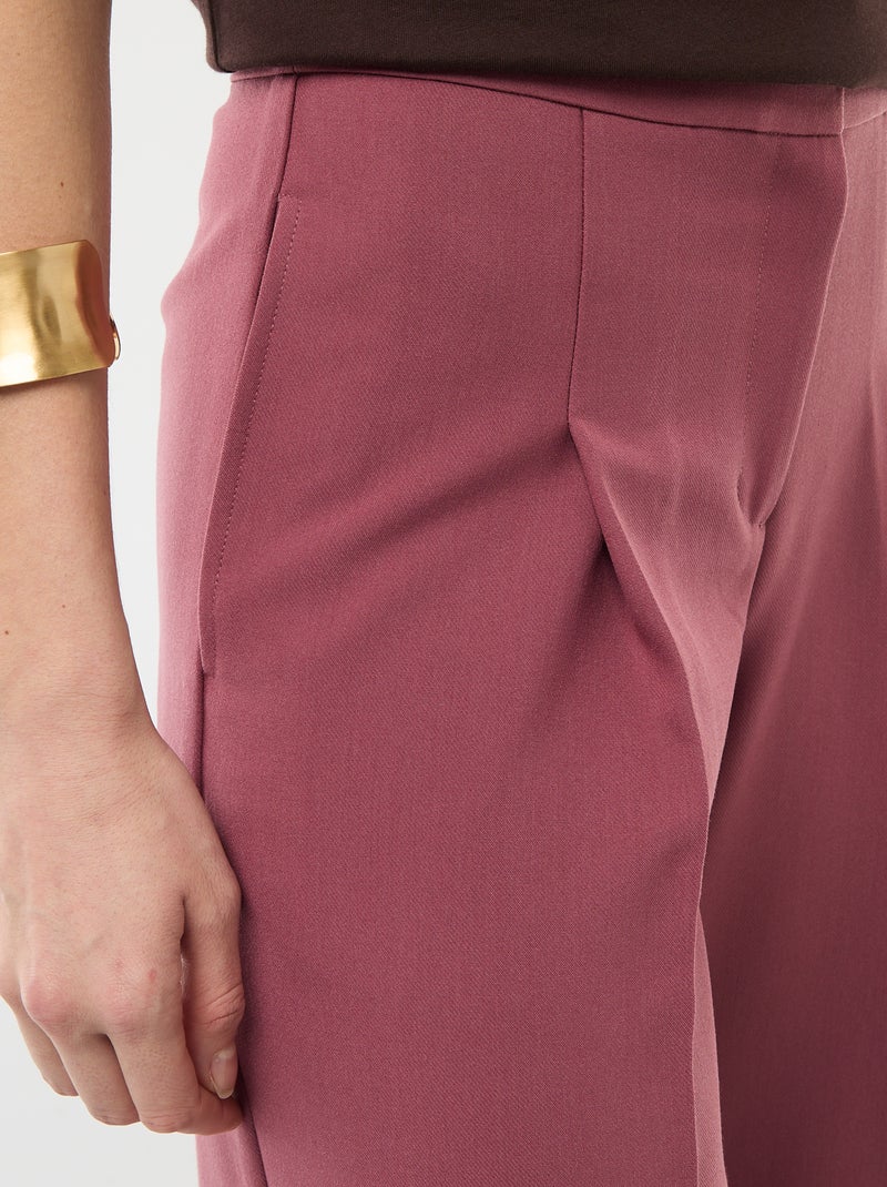 Pantalon large de cérémonie Rouge - Kiabi