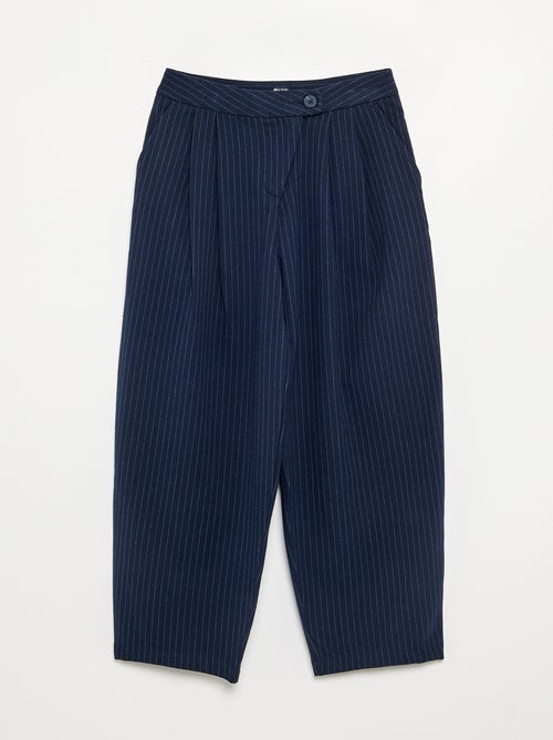 Pantalon large en flanelle - Kiabi