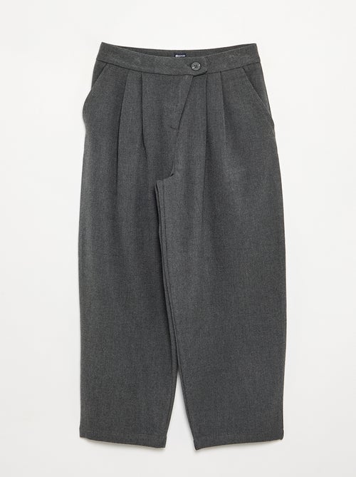 Pantalon large en flanelle - Kiabi
