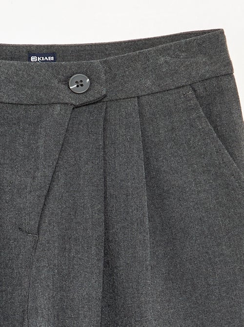 Pantalon large en flanelle - Kiabi
