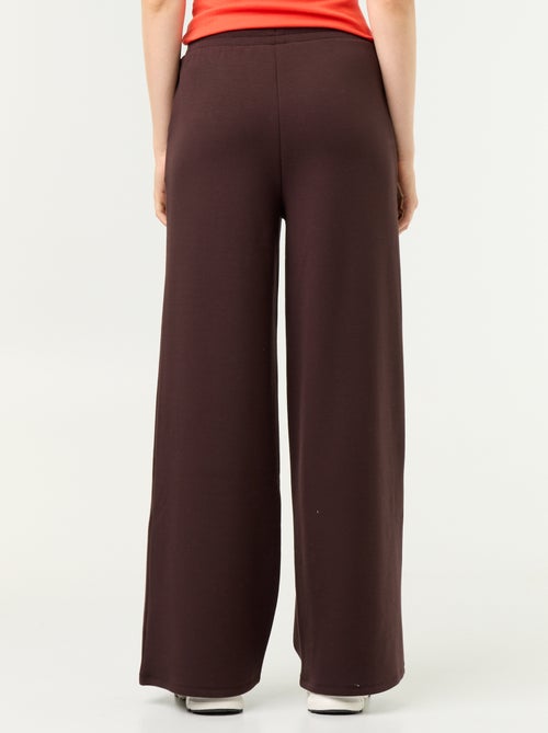 Pantalon large en polaire - Kiabi Pantalon large en polaire - Kiabi