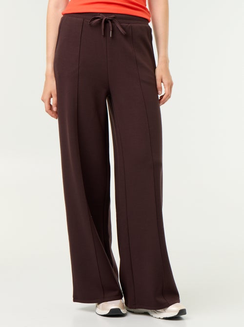 Pantalon large en polaire - Kiabi Pantalon large en polaire - Kiabi