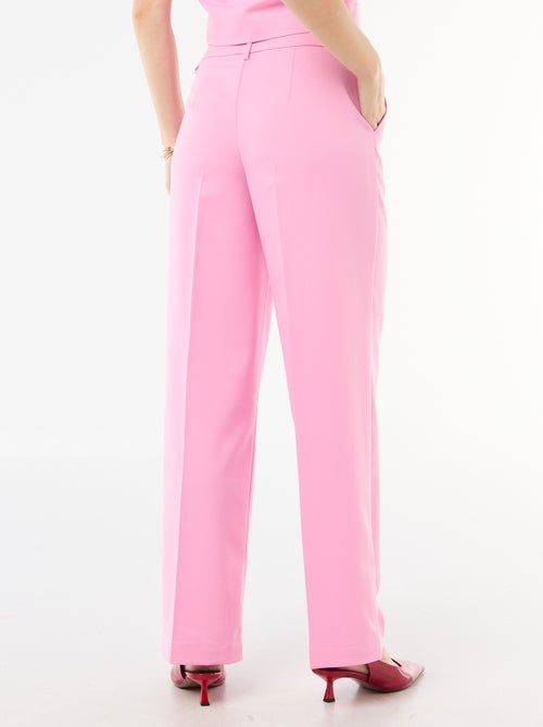 Pantalon large fluide uni - Kiabi