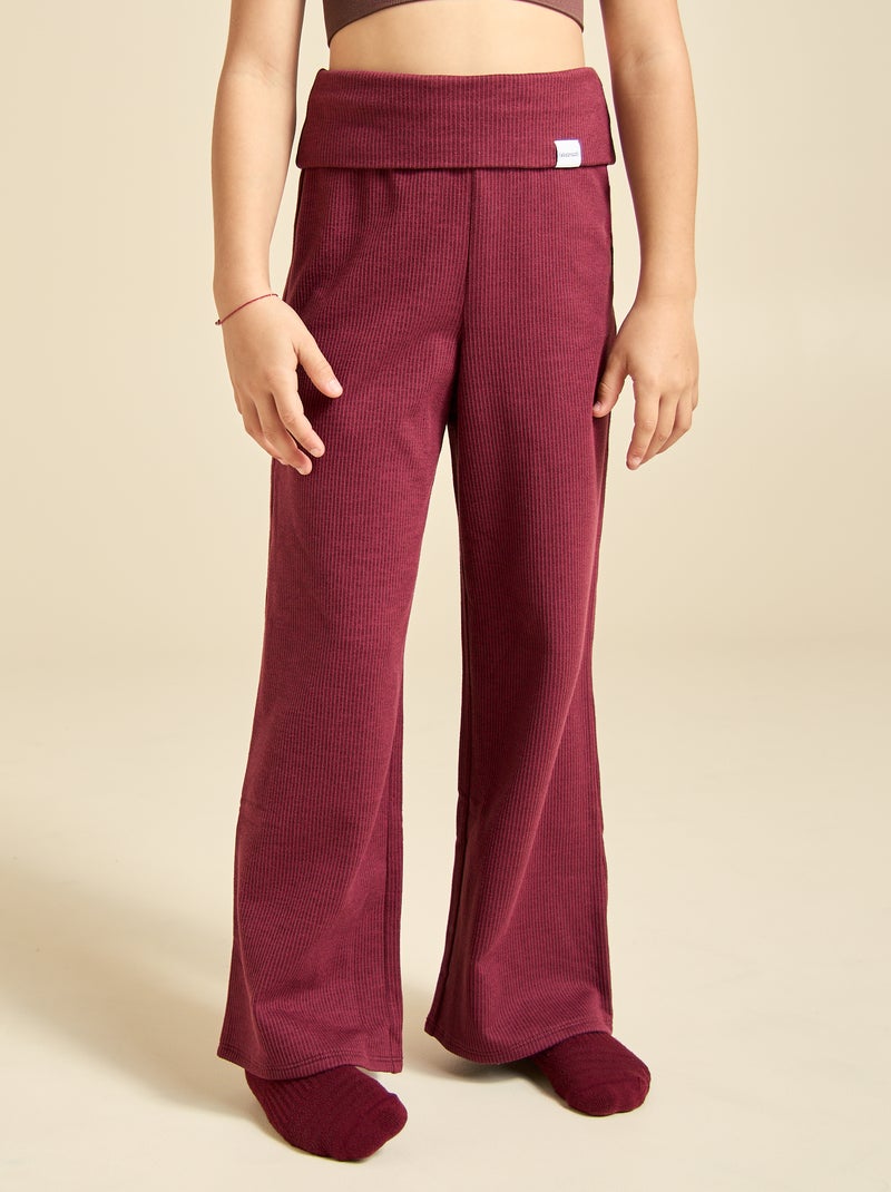 Pantalon large multi-sport (ekstract) Rouge - Kiabi