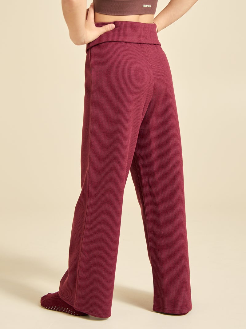 Pantalon large multi-sport (ekstract) Rouge - Kiabi