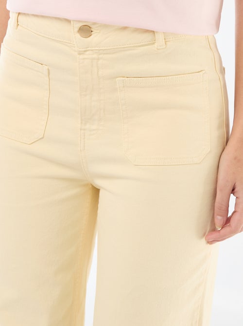 Pantalon large pour femme à taille standard - Kiabi Pantalon large pour femme à taille standard - Kiabi