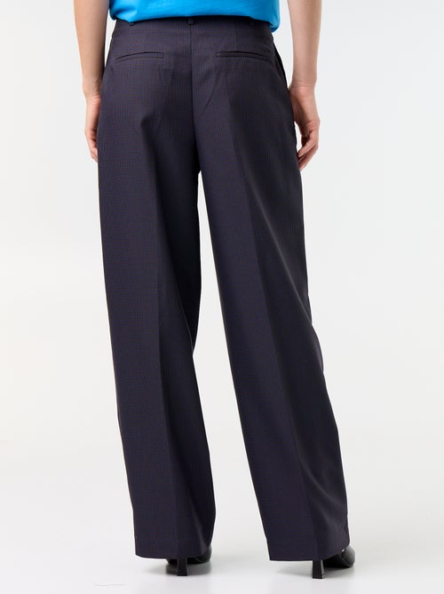 Pantalon large taille haute - Kiabi